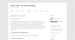 Desktop Screenshot of joespakeblog.com
